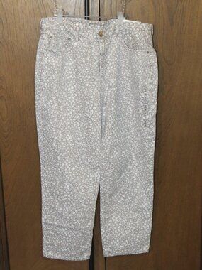 NWT American Eagle Floral Jeans Size 14 Short/32 W Straight Floral AEM120605U9A